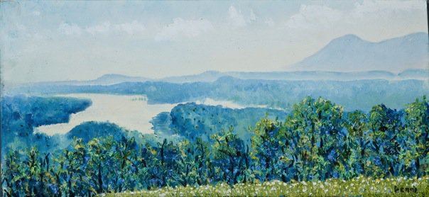 above the hudson. (1 'x 2.5')  $500